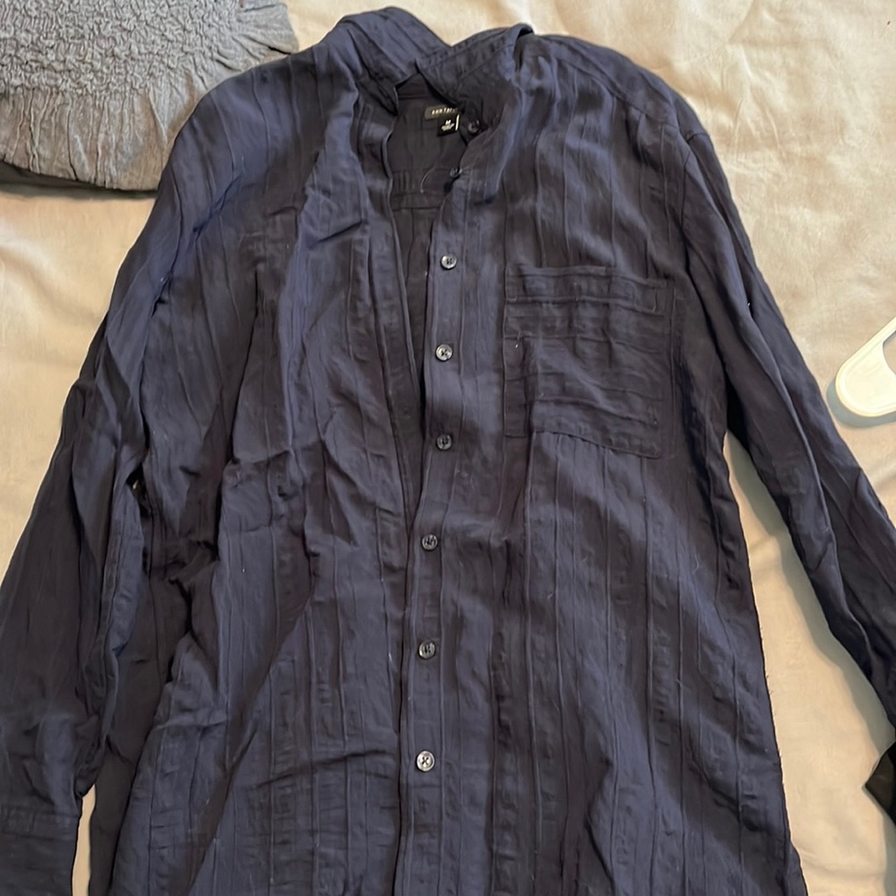 Blue Anne Taylor button down